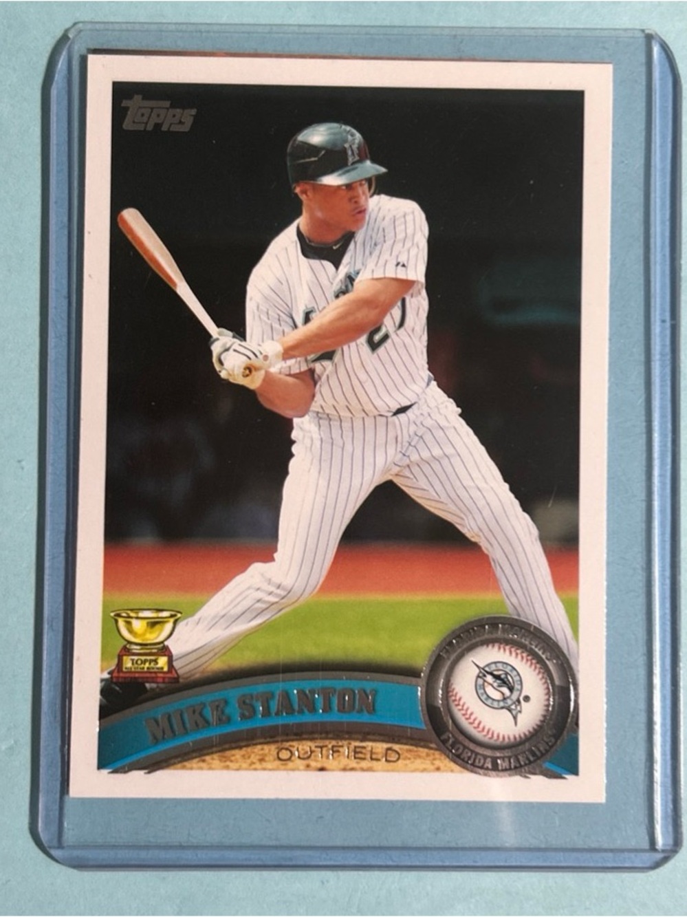 2011 TOPPS Marlins , MIKE STANTON , All Star Rookie Cup card #135
